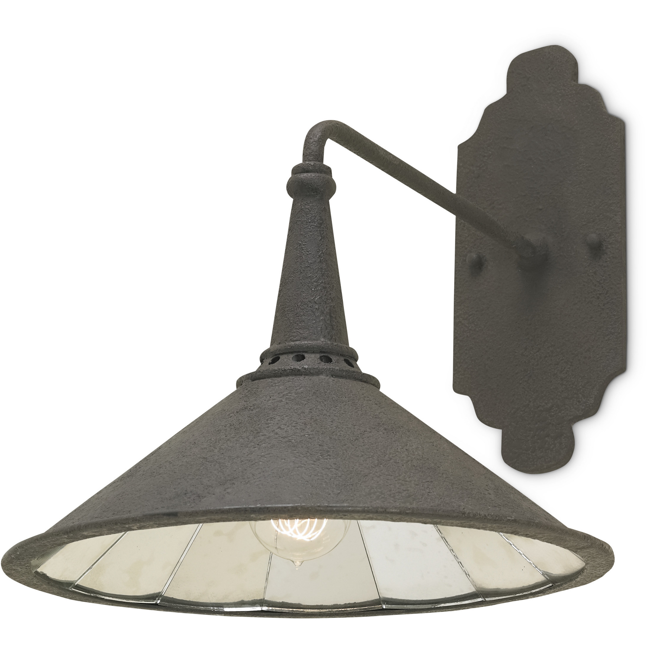 Manuscript 1 Light 14 inch Mole Black Wall Sconce Wall Light